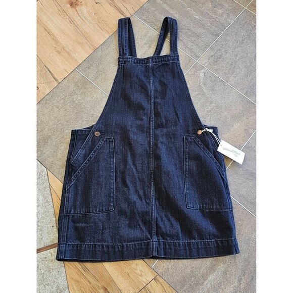 Universal Thread Black Denim Women's Overall Short Length Size S - Picture 1 of 10
